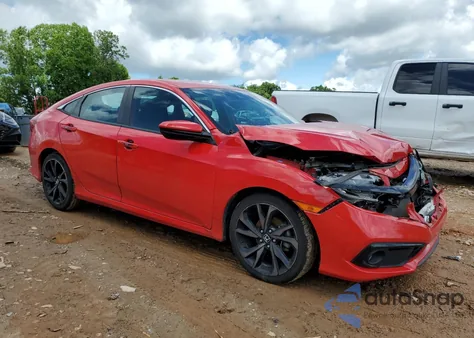 2020 Honda Civic Sport из США, поврежденный, VIN 2HGFC2F80LH550293